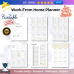 Work from Home Planner Big 2025/2026