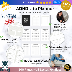 ADHD Management Planner Pack