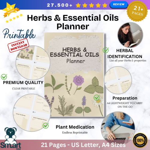 Herbs & Essential Oils Planner