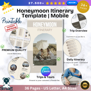 Honeymoon Itinerary Template - Mobile
