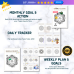 Mandala Coloring Worksheet Set