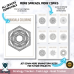 Mandala Coloring Worksheet Set