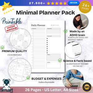 Minimal Planner Pack