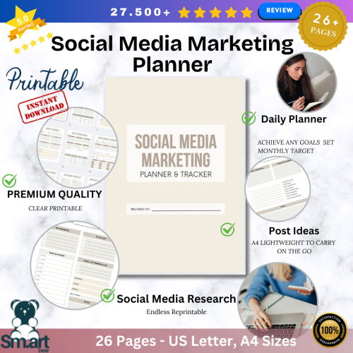 Social media Marketing Planner