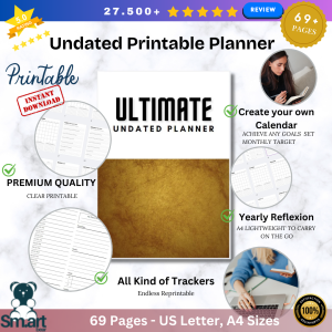 Undated Printable Planner