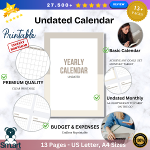 Undated Calendar
