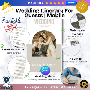 Wedding Itinerary for Guests - Mobile